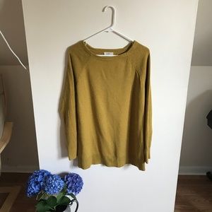 LOFT Mustard Tunic Sweater